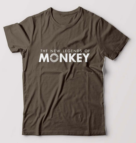 The New Legends of Monkey T-Shirt for Men-Olive Green-Ektarfa.online