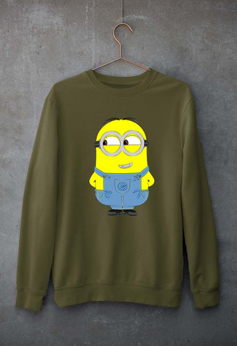 Minion Unisex Sweatshirt for Men/Women-Olive Green-Ektarfa.online