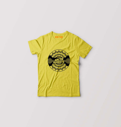 Arctic Monkeys Kids T-Shirt for Boy/Girl-Yellow-Ektarfa.online