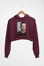 Load image into Gallery viewer, Shane Warne Crop HOODIE FOR WOMEN-Maroon-Ektarfa.online

