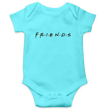 Load image into Gallery viewer, Friends Kids Romper For Baby Boy/Girl-0-5 Months(18 Inches)-Sky Blue-Ektarfa.online
