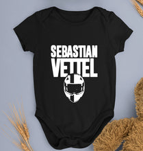 Load image into Gallery viewer, Sebastian Vettel F1 Kids Romper For Baby Boy/Girl-Black-Ektarfa.online
