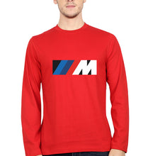 Load image into Gallery viewer, BMW Full Sleeves T-Shirt for Men-Red-Ektarfa.online
