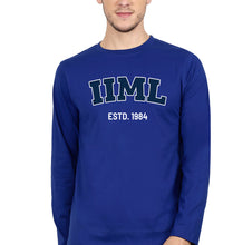 Load image into Gallery viewer, IIM Lucknow Full Sleeves T-Shirt for Men-S(38 Inches)-Royal Blue-Ektarfa.online
