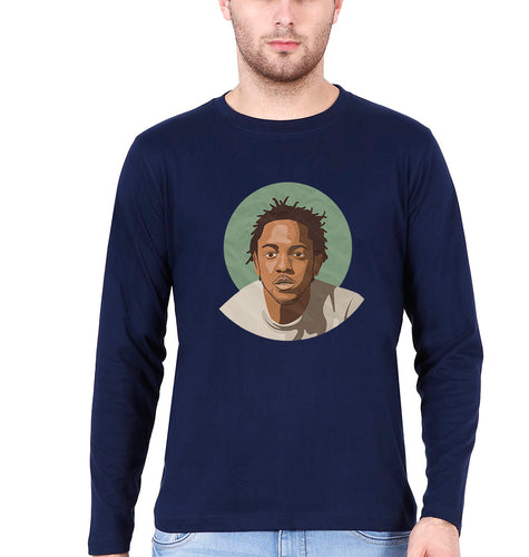Kendrick Lamar Full Sleeves T-Shirt for Men-Navy blue-Ektarfa.online