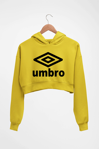 Umbro Crop HOODIE FOR WOMEN-Mustard Yellow-Ektarfa.online