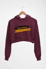 Load image into Gallery viewer, Eddy Merckx Crop HOODIE FOR WOMEN-Maroon-Ektarfa.online
