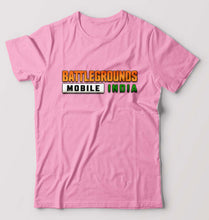 Load image into Gallery viewer, Battlegrounds Mobile India (BGMI) T-Shirt for Men-Light Baby Pink-Ektarfa.online
