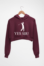 Load image into Gallery viewer, Jack Nicklaus Crop HOODIE FOR WOMEN-Maroon-Ektarfa.online

