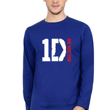 Load image into Gallery viewer, One Direction Full Sleeves T-Shirt for Men-Royal blue-Ektarfa.online
