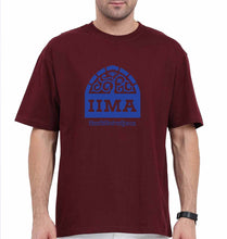 Load image into Gallery viewer, IIMA Ahmedabad Oversized T-Shirt for Men-Maroon-Ektarfa.online
