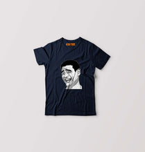 Load image into Gallery viewer, Yao Ming Face(Bitch Please) Kids T-Shirt for Boy/Girl-Navy Blue-Ektarfa.online
