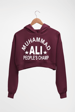 Load image into Gallery viewer, Muhammad Ali Crop HOODIE FOR WOMEN
