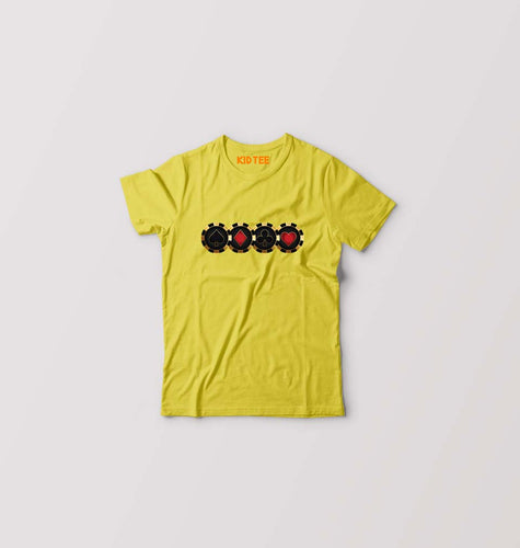Poker Kids T-Shirt for Boy/Girl-0-1 Year(20 Inches)-Yellow-Ektarfa.online