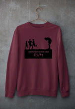 Load image into Gallery viewer, Rum Funny Unisex Sweatshirt for Men/Women-S(40 Inches)-Maroon-Ektarfa.online

