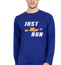 Load image into Gallery viewer, Runner Running Full Sleeves T-Shirt for Men-Royal Blue-Ektarfa.online
