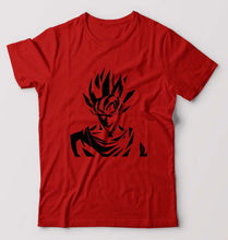 Load image into Gallery viewer, Anime Goku T-Shirt for Men-S(38 Inches)-Red-Ektarfa.online
