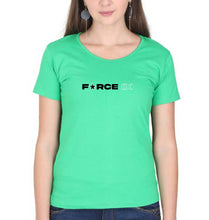 Load image into Gallery viewer, FORCE IX Akshay Kumar T-Shirt for Women-Flag Green-Ektarfa.online
