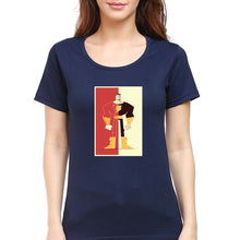 Load image into Gallery viewer, Black Adam T-Shirt for Women-XS(32 Inches)-Navy Blue-Ektarfa.online
