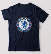 Load image into Gallery viewer, Chelsea T-Shirt for Men-S(38 Inches)-Navy Blue-Ektarfa.online
