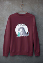 Load image into Gallery viewer, Dinosaur Unisex Sweatshirt for Men/Women-S(40 Inches)-Maroon-Ektarfa.online
