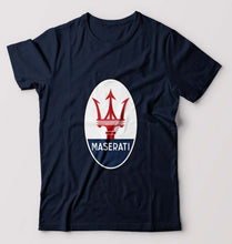 Load image into Gallery viewer, Maserati T-Shirt for Men-Navy Blue-Ektarfa.online

