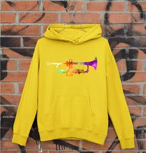 Load image into Gallery viewer, Trumpet Unisex Hoodie for Men/Women-Mustard Yellow-Ektarfa.online
