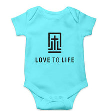 Load image into Gallery viewer, Love To Life Kids Romper For Baby Boy/Girl-0-5 Months(18 Inches)-Sky Blue-Ektarfa.online
