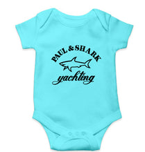 Load image into Gallery viewer, Paul &amp; Shark Kids Romper For Baby Boy/Girl-0-5 Months(18 Inches)-Sky Blue-Ektarfa.online
