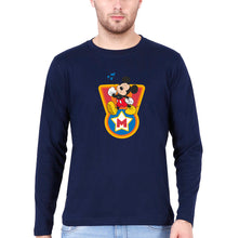 Load image into Gallery viewer, Mickey Mouse Full Sleeves T-Shirt for Men-Navy Blue-Ektarfa.online
