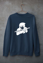 Load image into Gallery viewer, Sasuke Uchiha Unisex Sweatshirt for Men/Women-S(40 Inches)-Navy Blue-Ektarfa.online
