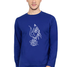 Load image into Gallery viewer, Mahakal Mahadev Bholenath Shiva Shivji Full Sleeves T-Shirt for Men-Royal Blue-Ektarfa.online
