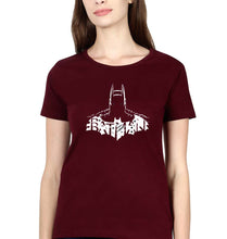 Load image into Gallery viewer, Batman Superhero T-Shirt for Women-Maroon-Ektarfa.online

