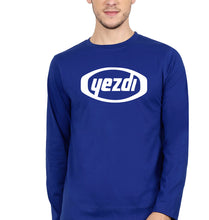 Load image into Gallery viewer, Yezdi Full Sleeves T-Shirt for Men-Royal Blue-Ektarfa.online

