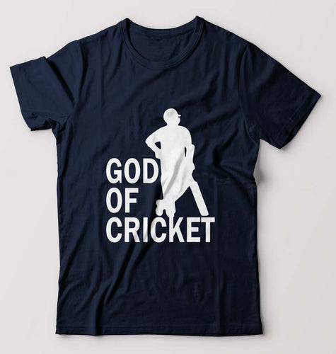 Sachin Tendulkar God T-Shirt for Men-Navy Blue-Ektarfa.online