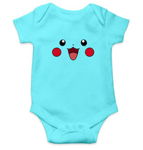 Load image into Gallery viewer, Pikachu Kids Romper For Baby Boy/Girl-0-5 Months(18 Inches)-Sky Blue-Ektarfa.online
