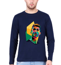 Load image into Gallery viewer, Cristiano Ronaldo CR7 Full Sleeves T-Shirt for Men-Navy Blue-Ektarfa.online
