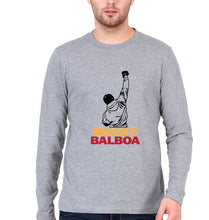 Load image into Gallery viewer, Rocky Balboa Full Sleeves T-Shirt for Men-Grey Melange-Ektarfa.online
