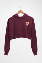 Load image into Gallery viewer, Sevilla Crop HOODIE FOR WOMEN-Maroon-Ektarfa.online
