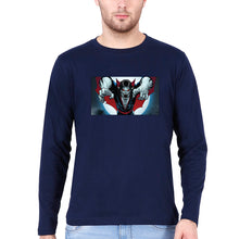 Load image into Gallery viewer, Morbius Full Sleeves T-Shirt for Men-Navy Blue-Ektarfa.online
