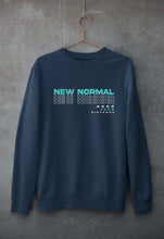 Load image into Gallery viewer, Corona New Normal Unisex Sweatshirt for Men/Women-S(40 Inches)-Navy Blue-Ektarfa.online
