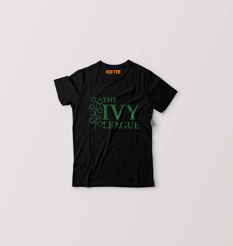 Ivy League Kids T-Shirt for Boy/Girl-Black-Ektarfa.online