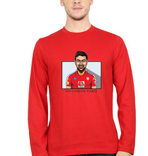 Load image into Gallery viewer, Ravichandran Ashwin Full Sleeves T-Shirt for Men-Red-Ektarfa.online
