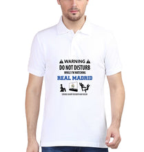 Load image into Gallery viewer, Warning Real Madrid Polo T-Shirt for Men-White-Ektarfa.online
