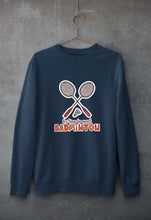 Load image into Gallery viewer, Badminton Unisex Sweatshirt for Men/Women-Navy Blue-Ektarfa.online

