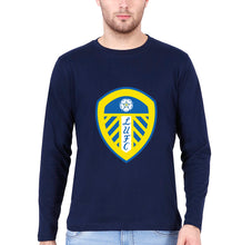 Load image into Gallery viewer, LEEDS-UNITED Full Sleeves T-Shirt for Men-Navy Blue-Ektarfa.online
