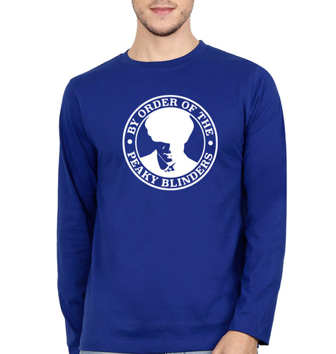 Peaky Blinders Full Sleeves T-Shirt for Men-Royal Blue-Ektarfa.online