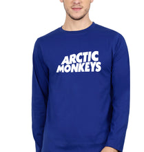 Load image into Gallery viewer, Arctic Monkeys Full Sleeves T-Shirt for Men-S(38 Inches)-Royal blue-Ektarfa.online
