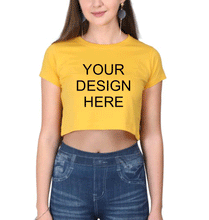 Load image into Gallery viewer, Customized-Custom-Personalized Crop Top for Women
