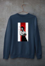 Load image into Gallery viewer, Bruce Lee Unisex Sweatshirt for Men/Women-S(40 Inches)-Navy Blue-Ektarfa.online

